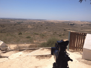 The overlook of Gaza