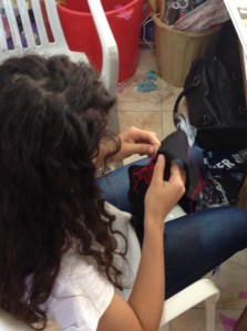 Traditional Palestinian knitting