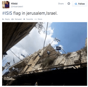 Other "ISIS" flags in the Old City