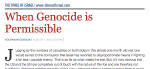 "When genocide is permissible"