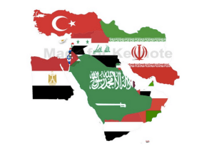 Middle East flags