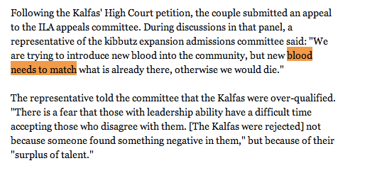 Screenshot of the "blood" quote