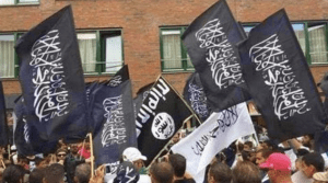 ISIS flags in Denmark