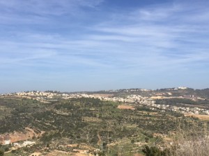 Tzuba overlooks the Jerusalem hills