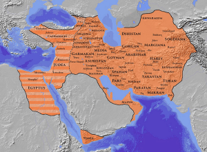 The height of Persian control under the Sasanids (Wikimedia)