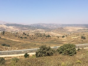 Overlooking a Druze village in Syria from near Majdal Shams