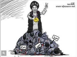 A cartoon in Al-Jazeera